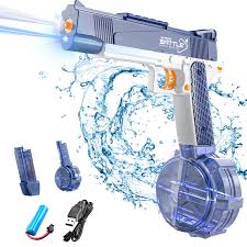 PLAYZYN™ AquaStrike Pro – Elektrikli Otomatik Işıklı Su Tabancası